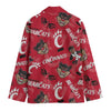 White Smoke Cincinnati Football Suit Blazer – Premium College Game Day Jacket