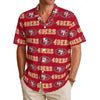 San Francisco 49ers  Men's Hawaiian Shirt|150GSM – fan gear, breathable comfort wear, image 786