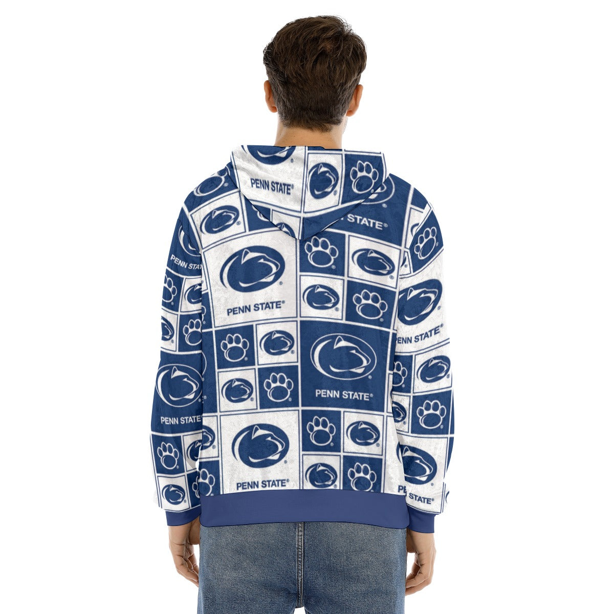 Penn State - Nittany Lions Men's Pullover Hoodie | Velvet White varsity sports apparel