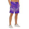 Zebra game day Buffalo Football Men's Beach Shorts With Elastic Waist – lightweight game day shirt, breathable comfort wear, image 1.0