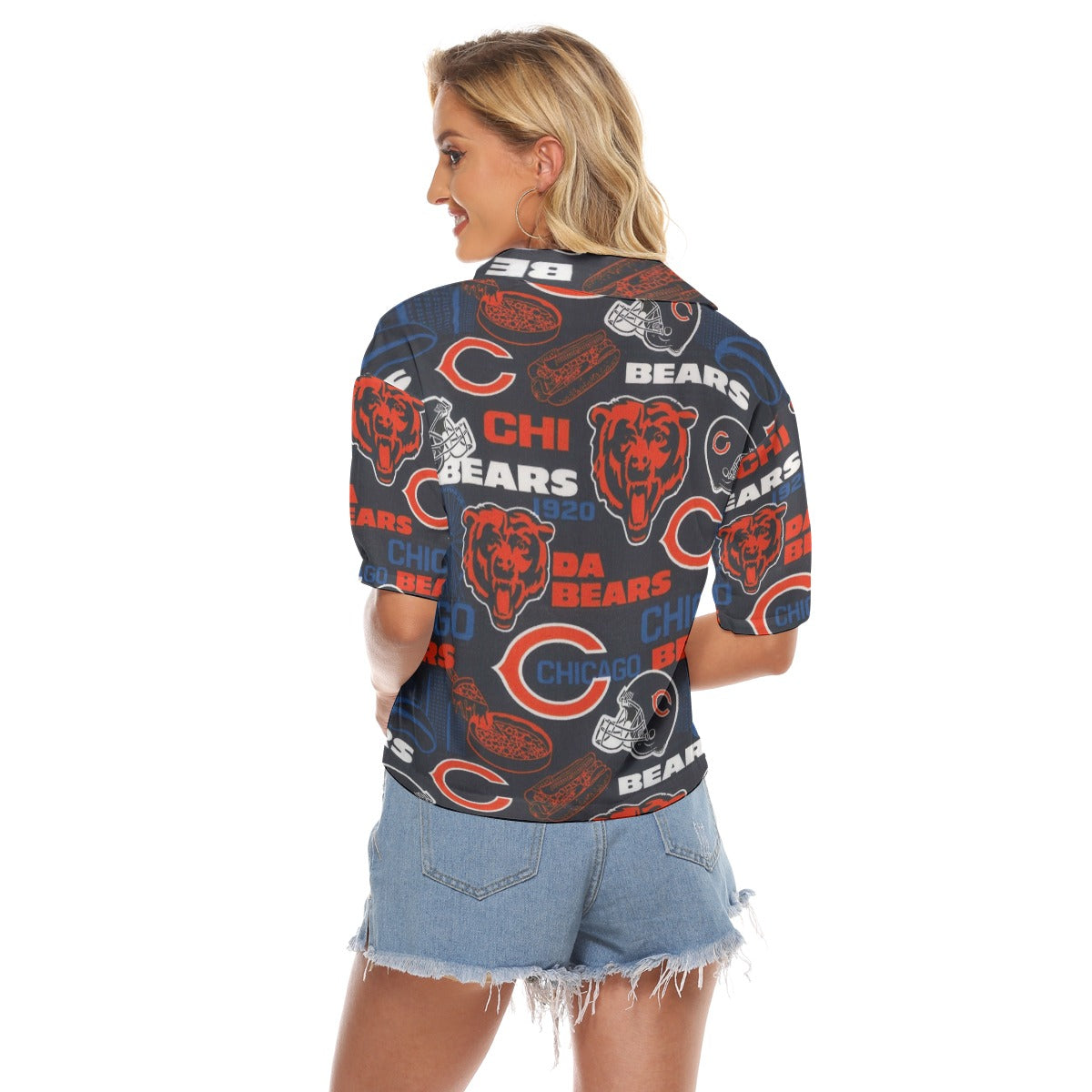 Chicago Bears Women's V-neck Shirts