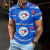 Toronto Blue Jays Men's Polo Shirt toronto blue jays baseball fan apparel game day outfit