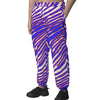 White Smoke Buffalo zebra game day football Unisex Textured Casual Pants