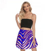 Buffalo Zebra Football Women’s Mini Skirt – Bold Game Day Streetwear – lightweight game day shirt, casual fan outfit, image 1.0