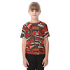 Cleveland Browns Kid's T-shirt brown orange football outfit back view