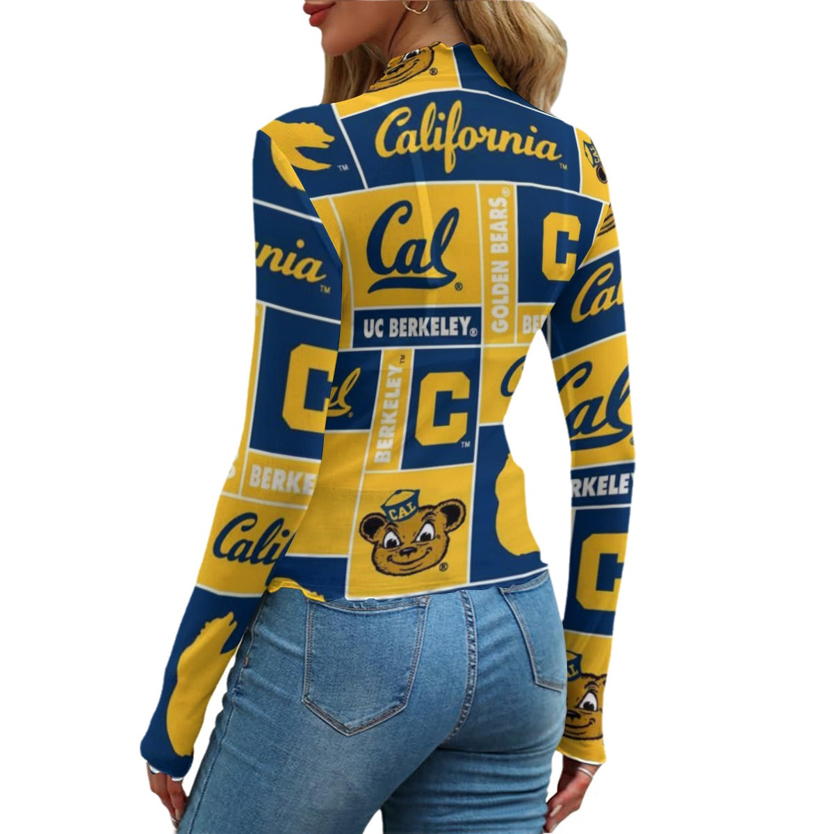 California UC Berkeley - Golden Bears Women's Mesh T-shirt streetwear fashion product image 2