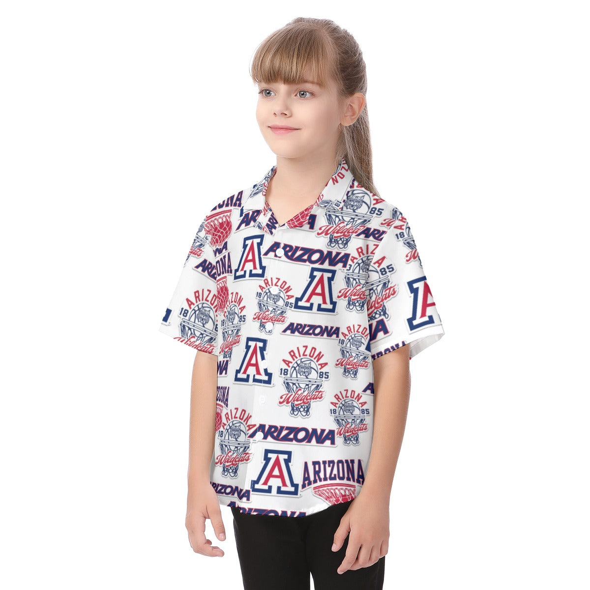 Arizona Wildcats Kid's Hawaiian Vacation Shirt
