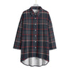 connecticut huskies tartan plaid women shirt