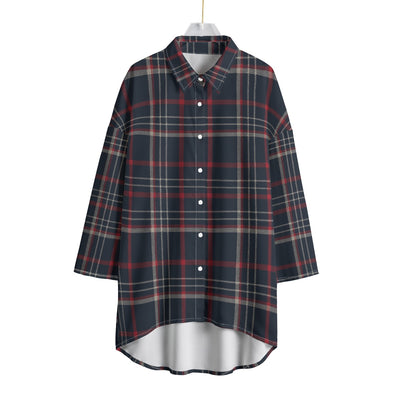 connecticut huskies tartan plaid women shirt