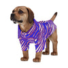 White Smoke Buffalo zebra Pet‘s Hawaiian Shirt – Red Blue White Zebra Game Day Style
