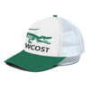 White Smoke Unisex Trucker Hat With White Half-mesh
