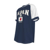 Japan Soccer T-Shirt Blue White – Japan Football Shirt Samurai Blue Fan Tee