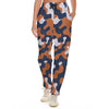 Chicago Football Women’s Camo Joggers – Navy Orange Game Day Sweatpants – lightweight game day shirt, game day outfit, image 1.0