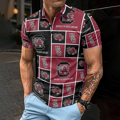 South Carolina Gamecocks Men's Polo Shirt - college football fan gear varsity sportswear product image 1.0