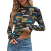 Jacksonville Jaguars Women's Mesh T-shirt teal black football back view game day look