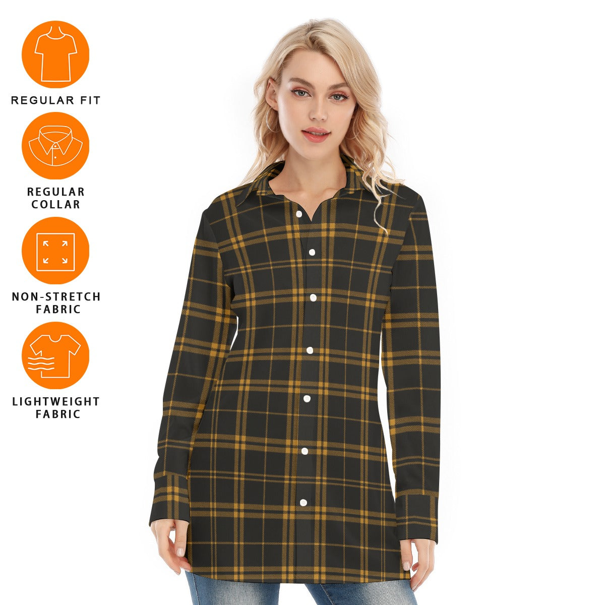 kansas jayhawks tartan plaid women shirt women tartan plaid game day fashion
