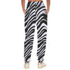 White Smoke Las Vegas Football Zebra Women's Casual Pants – Black and White Game Day Streetwear