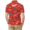 Arsenal FC  Men's Short Sleeve Polo Shirt With Button Closure