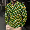 Green Bay Football Yellow Green Men’s Long Sleeve Polo Shirt – Game Day Streetwear – casual fan outfit, casual fan outfit, image 1.0