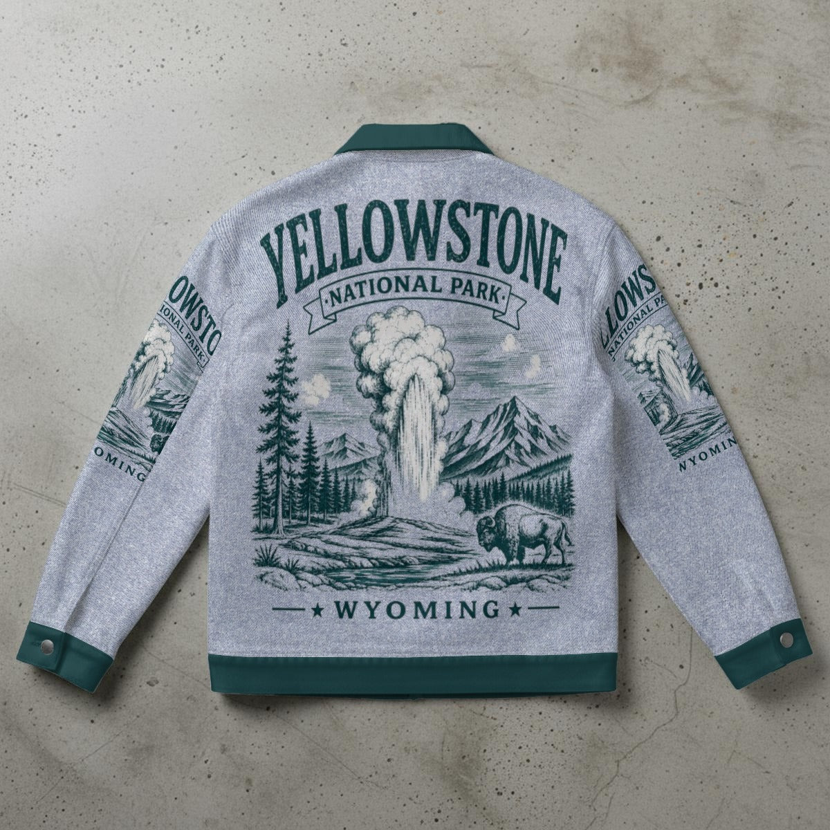 All-Over Print Unisex Collared Jacket