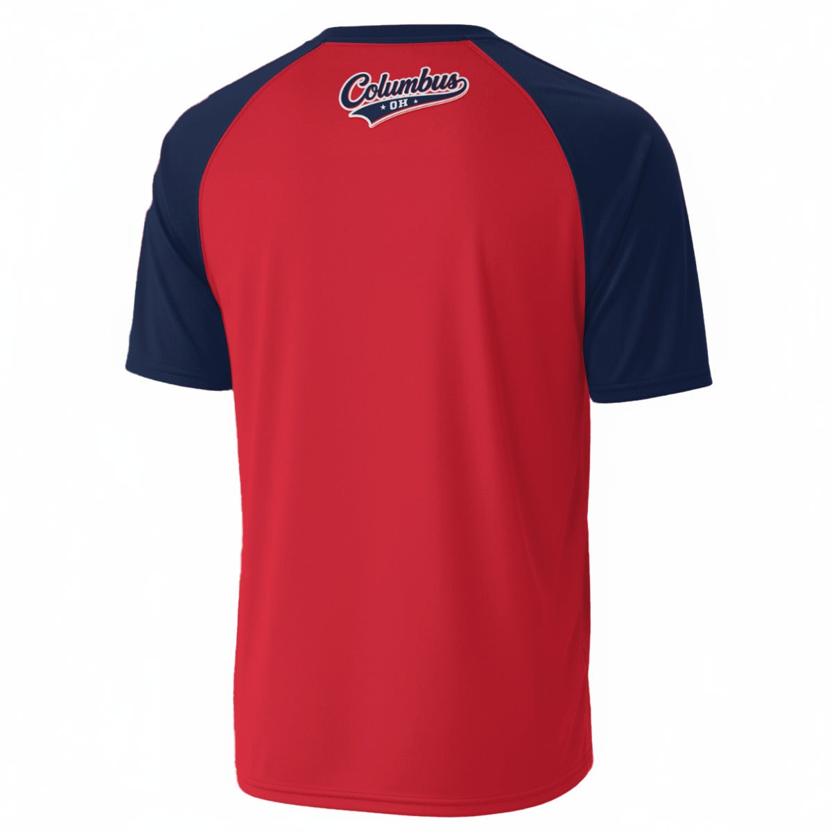 White Smoke Columbus Ohio Shirt Red Raglan T Shirt Columbus OH Baseball Style Vintage Tee