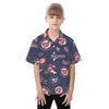 Washington Nationals Kid's Hawaiian Vacation Shirt washington nationals baseball fan apparel game day outfit