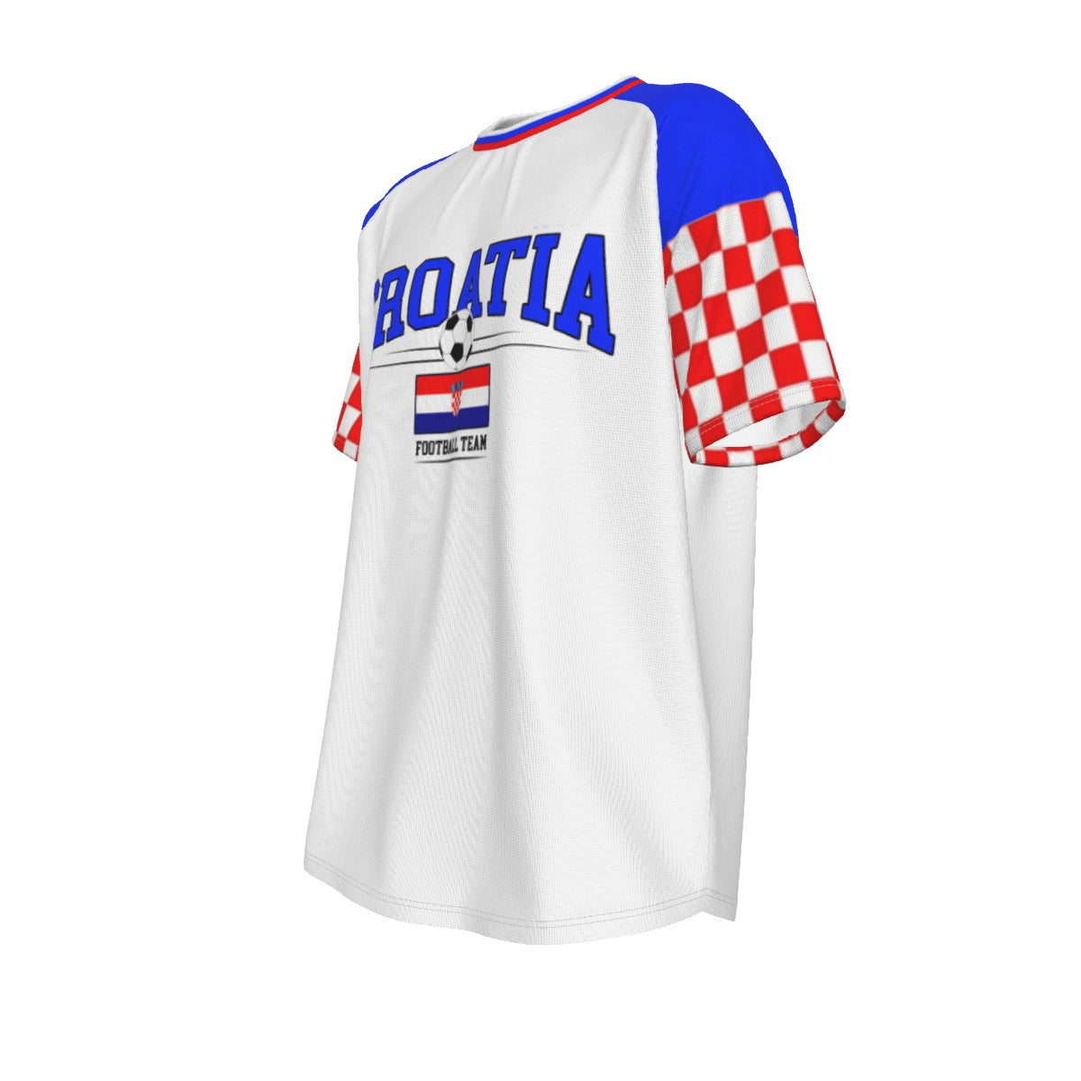 White Smoke Croatia Soccer Fan T-Shirt – Vintage Croatia Football Shirt Croatian National Team Style | Retro Croatia Soccer Tee