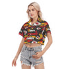 kansas-city-chiefs-womens-cropped-shirt red gold football outfit image 3.0
