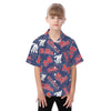 Ole Miss Rebels  Kid's Hawaiian Vacation Shirt varsity sportswear product image 1.0