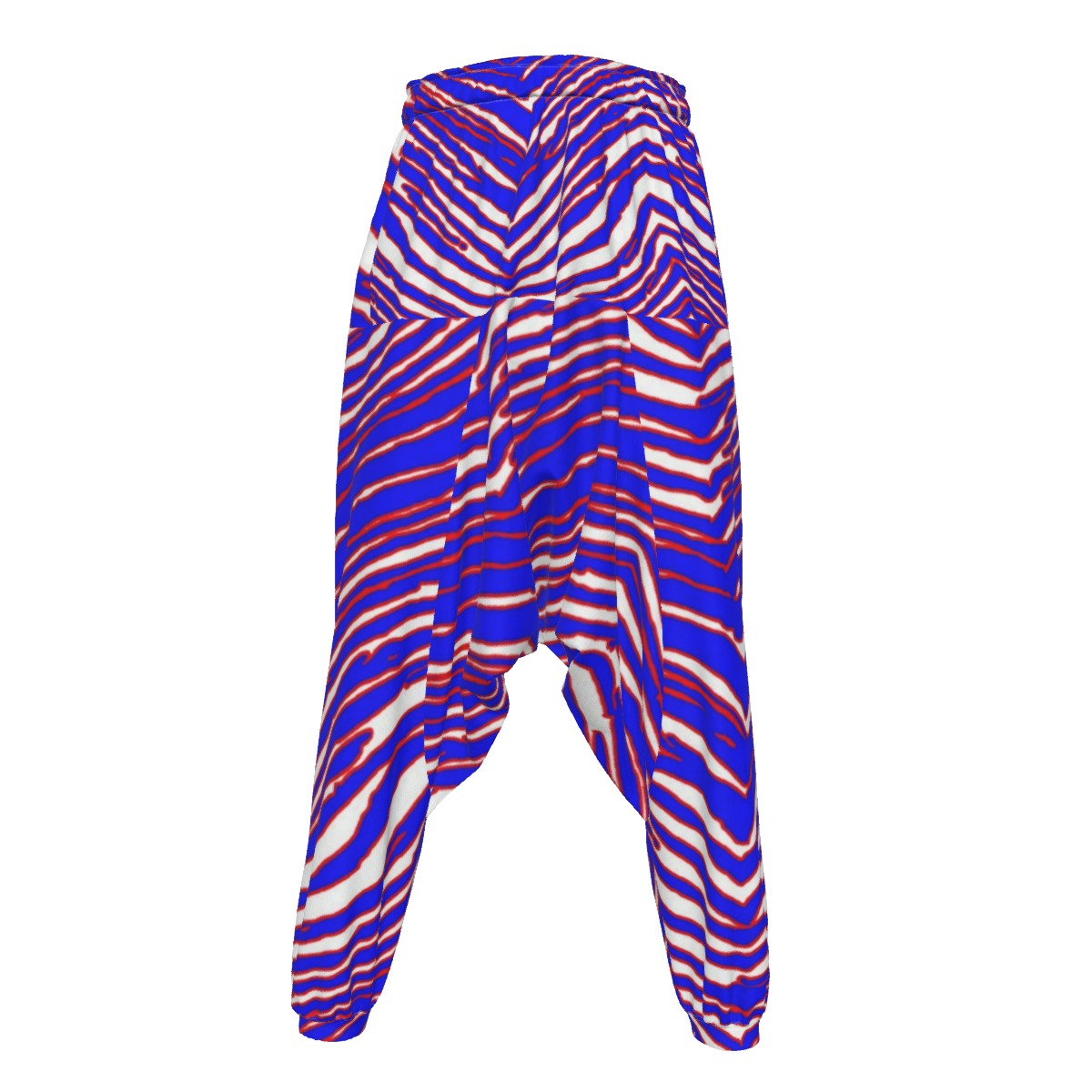 Buffalo Zebra Football Men’s Loose Trousers – Relaxed Game Day Streetwear – sportswear style, game day outfit, image 1.0