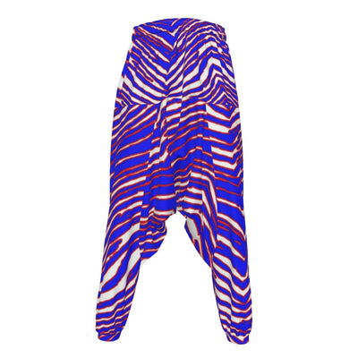 Buffalo Zebra Football Men’s Loose Trousers – Relaxed Game Day Streetwear – sportswear style, game day outfit, image 1.0