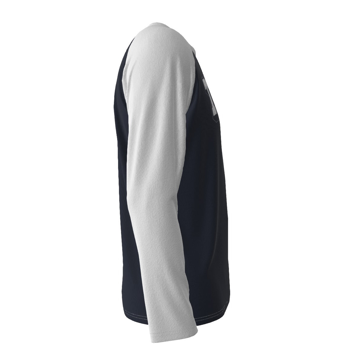 Tampa Florida Navy and White Long Sleeve Shirt Men Varsity Raglan Tee