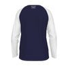 Dark Slate Gray New York Baseball City Series Raglan Long Sleeve Shirt – Navy and White Est. 1903