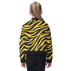 White Smoke Pittsburgh Football Yellow Black Zebra Kid's Bomber Jacket