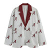 Alabama football White Suit Blazer – casual fan outfit, sportswear style, image 1.0
