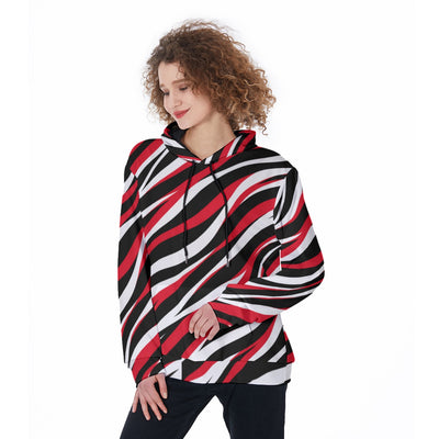 Georgia - Bulldogs zebra Women's Pullover Hoodie – fan gear, fan gear, image 1.0