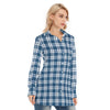 women tartan plaid streetwear shirt