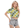 Oregon Ducks Women's Cropped Shirt - Big Ten football apparel varsity sportswear product image 2.0