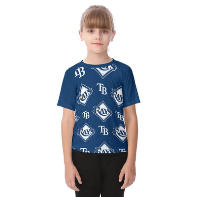Tampa Bay Rays Kid's Raglan Sleeve T-shirt tampa bay rays baseball fan apparel game day outfit