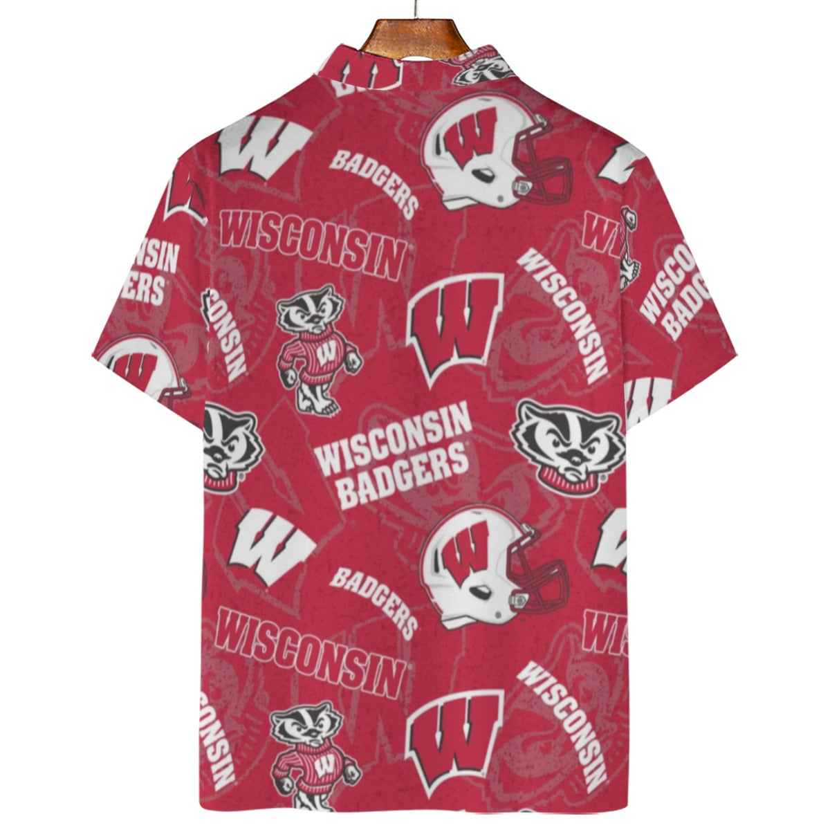 Wisconsin Madison Badgers Polo Shirt | 180GSM - Badgers football tee varsity sportswear product image 2.0