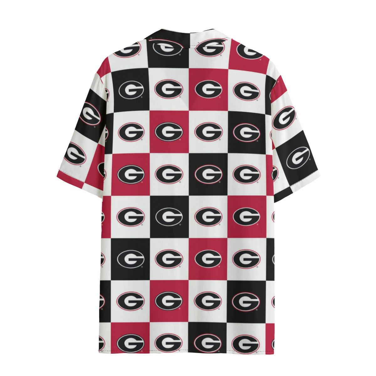Georgia Bulldogs Women's Hawaii Shirt | 120GSM White varsity sports apparel