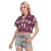 Texas A&M - Aggies Women's Cropped Shirt - Aggies fan gear varsity sportswear product image 3.0