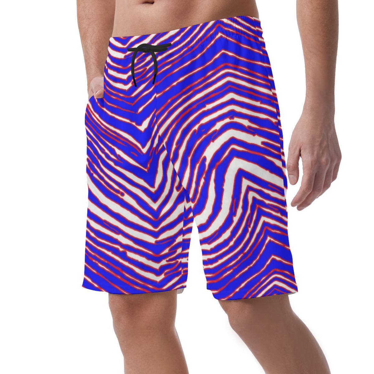 Buffalo Zebra Football Men’s Casual Short Pants – Relaxed Game Day Streetwear