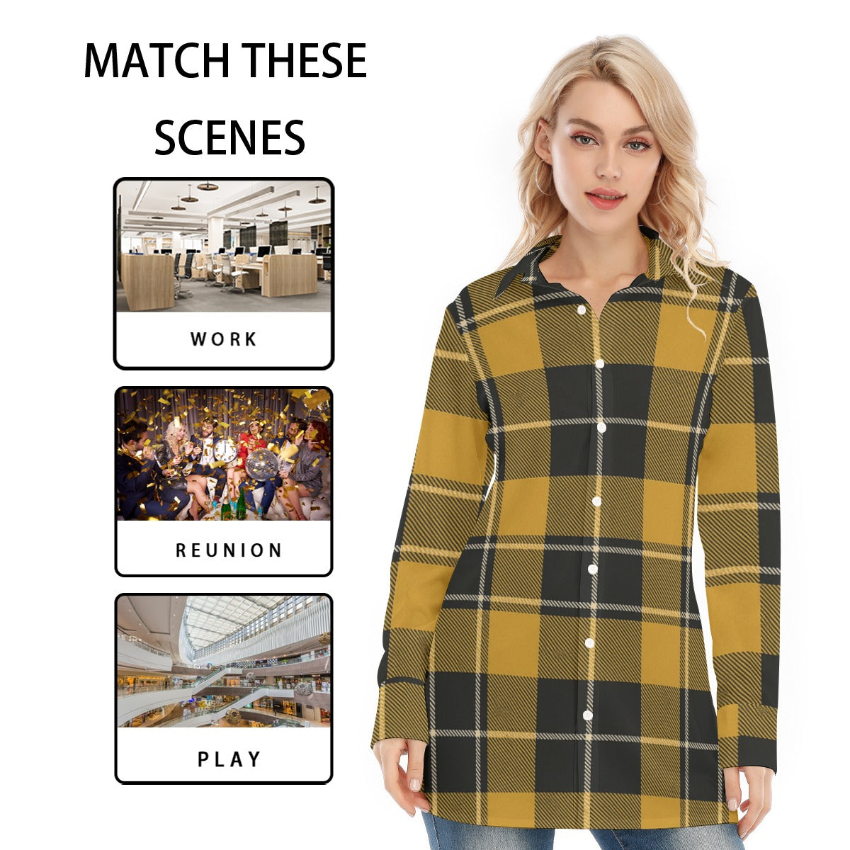 college tartan plaid women shirt women tartan plaid fashion