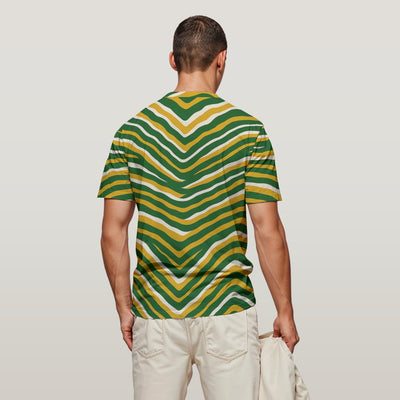Light Gray Green Bay Football Yellow Green Men’s O-Neck T-Shirt – Game Day Streetwear