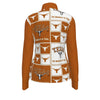 White Smoke Texas at Austin - Longhorns Women's Long Sleeve Thumbhole Jacket