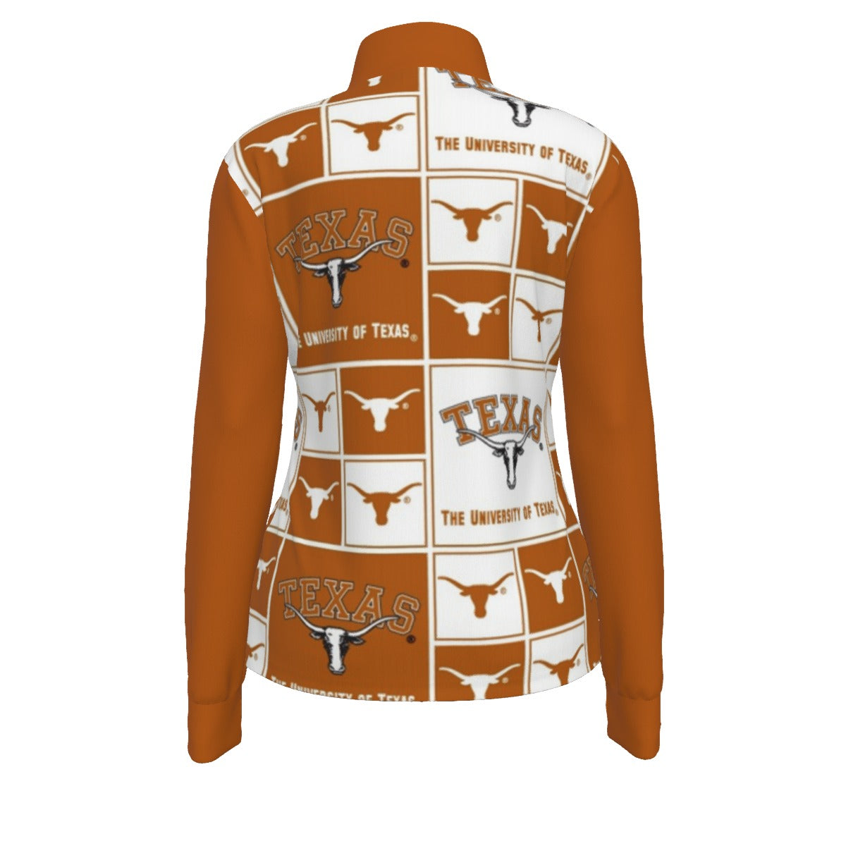 White Smoke Texas at Austin - Longhorns Women's Long Sleeve Thumbhole Jacket