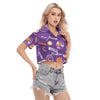 Clemson Tigers Women's Cropped Shirt - ACC football apparel varsity sportswear product image 2.0