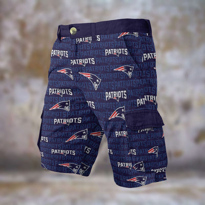 New England Patriots Men's Cargo Shorts