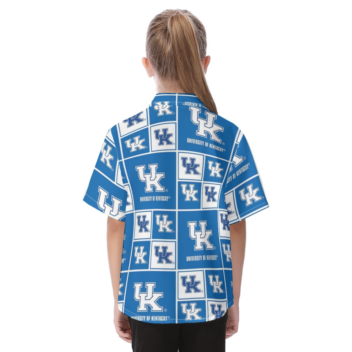 Kentucky Wildcats Kid's Hawaiian Vacation Shirt varsity sportswear product image 4.0